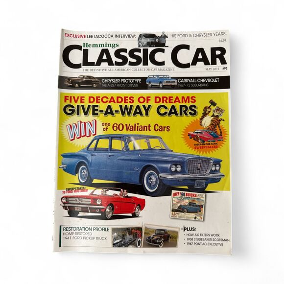 2012 Hemmings Classic Car Magazine Lot of 3 Issues May Nov Dec Vintage Autos - Picture 2 of 4